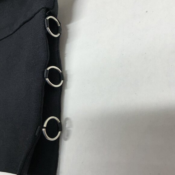 XL PANTS Premium Stretch Crop Pants w/ Trim BLACK NICE! A374111 - Picture 7 of 9